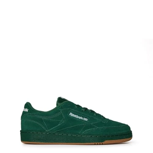 Offerta a tempo: Reebok Club C 85, Scarpe da Ginnastica Unisex - Adulto, DRKGRN/FTWWHT/RBKLE3, 34.5 EU - 53% da 100.00 € a 47.30 €