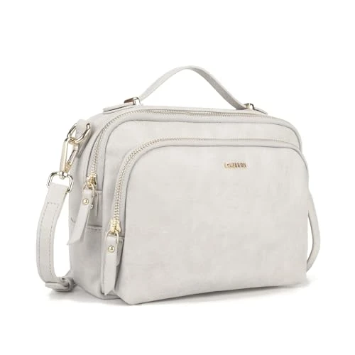 Zeitlich begrenztes Angebot: Gladdon Umhängetasche damen,Schultertasche mit Reißverschluss, Crossbody Tasche, Leder Handtasche Klein, Womenswear… von 25.99 € auf 22.09 € (15% Rabatt)