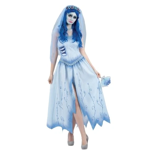 Offerta a tempo: SMIFFYS Corpse Bride, costume Emily, Abito e cerchietto con velo - 31% da 54.99 € a 38.12 €