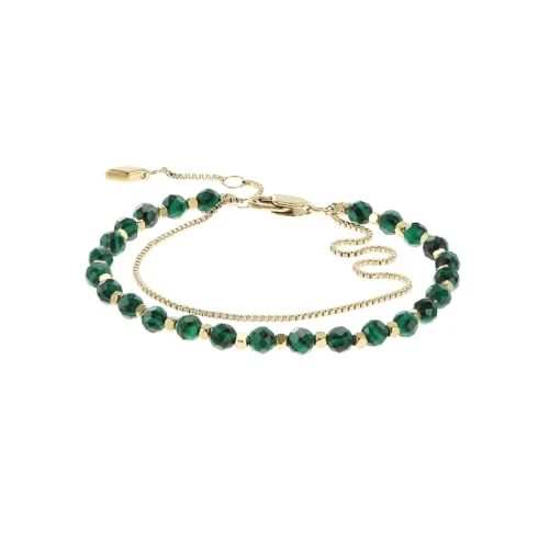 Offre limitée : Fossil Bracelet pour femme All Stacked Up Beads vert malachite, JF04541710 de 59.80 € à 33.00 € (44.82% de remise)