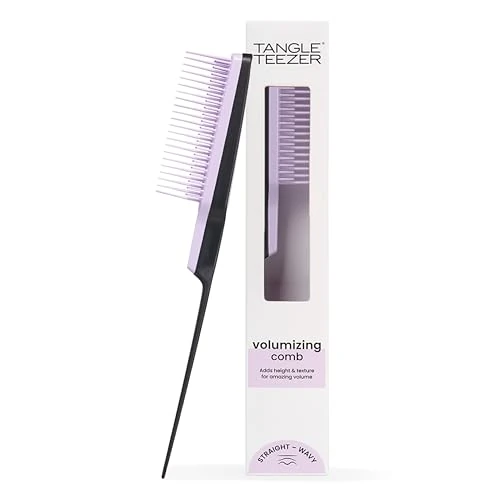 Oferta limitowana: Tangle Teezer The Ultimate Volumizer do wszystkich rodzajów włosów - dodaje wysokości, tekstury i objętości - delikatny grzebień do tapirowania minimalizuje niszczenie włosów - Czarna/Liliowa z 45.14 zł na 45.14 zł (oszczędź 0.00%)
