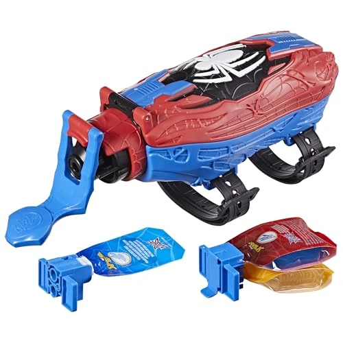 Star Wars Marvel Spider-Man Real Webs, Lance-Toile Ultime, Blaster 2-en-1, Jouet de déguisement, Jouets Spider-Man, Red and Blue