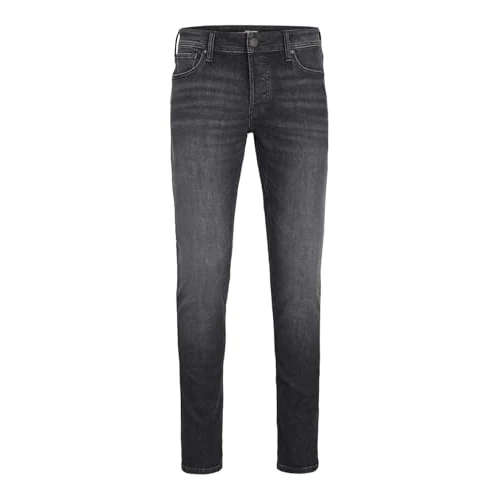 Offerta a tempo: Jack & Jones Jeans Male Slim Fit Jjiglenn Jjoriginal SQ 270 Slim Fit Jeans, Denim Nero, 34W x 32L - 30% da 29.99 € a 20.95 €