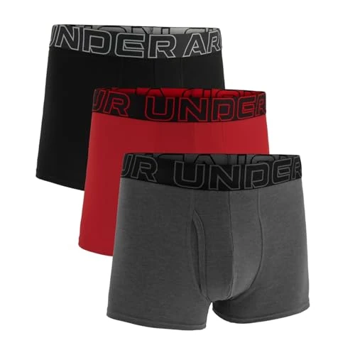Offerta a tempo: Under Armour Men's Performance Cotton 3" 3 Pack Solid Boxer Briefs — 15% da 39,00 € a 33,29 €