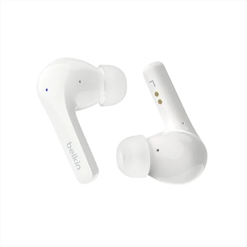 Offre limitee: Belkin Écouteurs SoundForm™ Motion True Wireless avec suppression du bruit de fond (étui de recharge sans fil, deux micros, IPX5, résistance à l'eau, Bluetooth, pour iPhone et Samsung, blancs) de 49.99 EUR a 24.99 EUR (economie 50%)