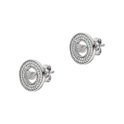 Begrenztes Angebot: Emporio Armani Damen Ohrringe aus Edelstahl oder Halbedelsteinen mit Push-Back-Verschluss von 89.23 EUR auf 89.23 EUR (Rabatt 0%)