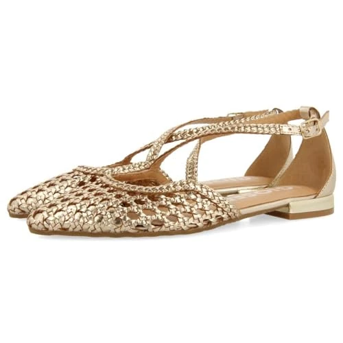 Offerta a tempo: GIOSEPPO LESKOVIC, Balletto Piatto Donna, Platino, 39 EU, Platino, 39 EU - 50% da 89.95 € a 44.97 €