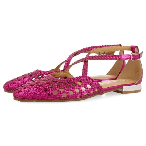 Limited-time offer: GIOSEPPO LESKOVIC, Women's Flat Ballet, Fuchsia, 38 EU, Fuchsia, 6 UK from 55.14 £ to 28.81 £ (save 47.75%)