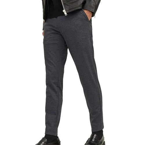 Limited-time offer: JACK & JONES Male Chino Marco Cooper, Dark Grey Blend, 29 W/30 L from 30.00 GBP to 27.00 GBP (save 10%)
