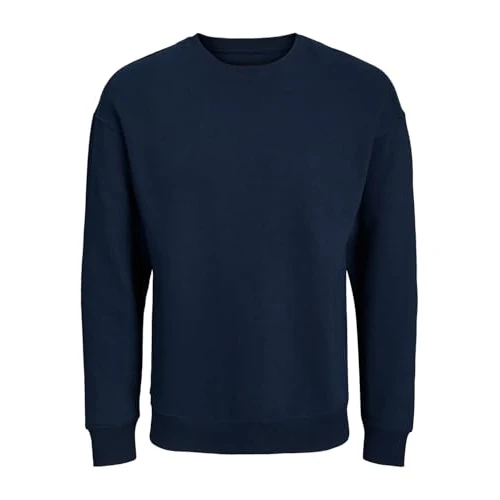 JACK&JONES PLUS JJEBRADLEY Sweat Crew Noos PLS, granatowy blezer, 4XL duże rozmiary