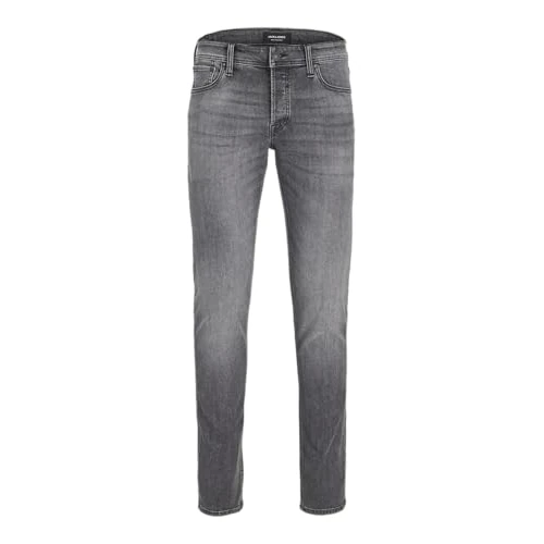 Oferta limitada: JACK & JONES Vaqueros para Hombre, Black Denim 1, 28W / 32L de 29.99 EUR a 22.39 EUR (ahorro 25%)