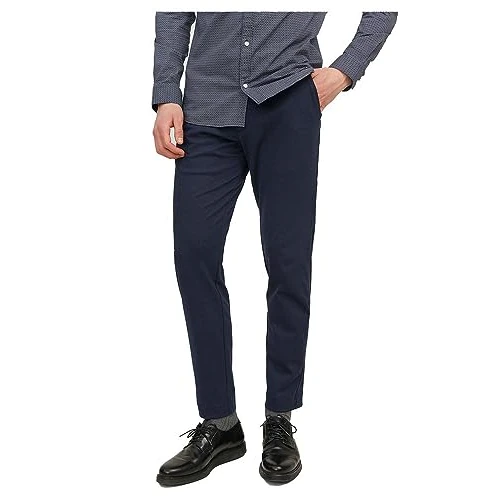 JACK & JONES Homme Jpstmarco Jjcooper Chino Noos Pantalons, Marine, 28W / 32L EU
