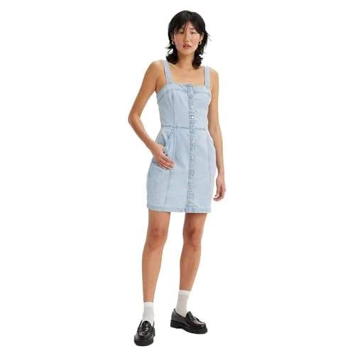 Offre limitée : Levi's DREA Dress Light Indigo-Worn in, Cool Poole 2, XS pour Femme, Cool Poole 2, X-Small de 62.30 € à 62.30 € (0.00% de remise)