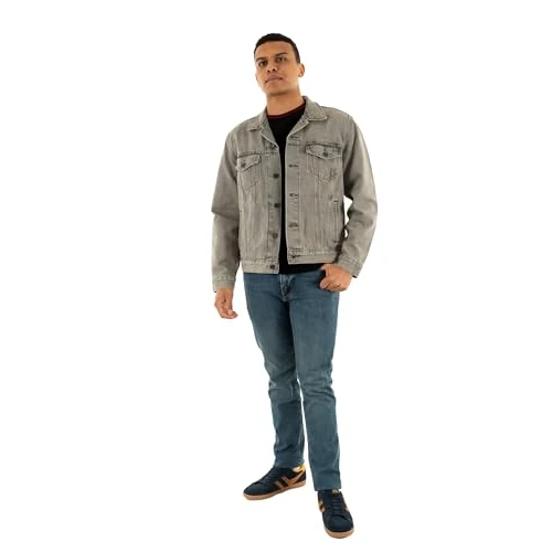 Oferta limitowana: Levi's Męska kurtka The Trucker Greys, GOOSEBUMPS, XL z 337.52 zł na 337.52 zł (oszczędź 0.0%)