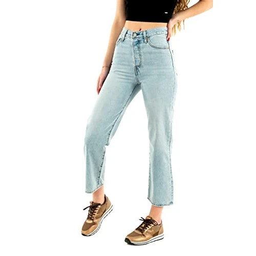 Tijdelijke aanbieding: Levi's dames Jeans Ribcage Straight Ankle van 65.00 EUR naar 65.00 EUR (korting 0%)