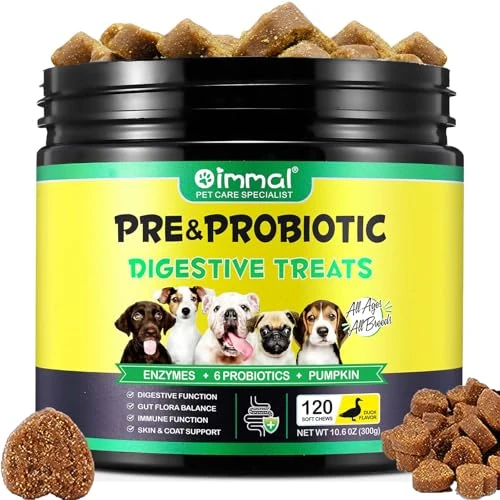 Oferta limitada: Probióticos para perros,Probióticos para perros para perros Enzimas digestivas, salud intestinal,picazón en la piel, alergias,sistema inmunológico y apoyos para la salud en general de 23.88 EUR a 23.88 EUR (ahorro 0%)