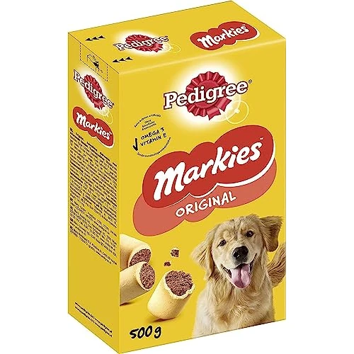 Offerta a tempo: Pedigree Markies Original - Biscotto croccante per cani con mini osso di marca, 500 g - 41% da 12.99 € a 7.65 €