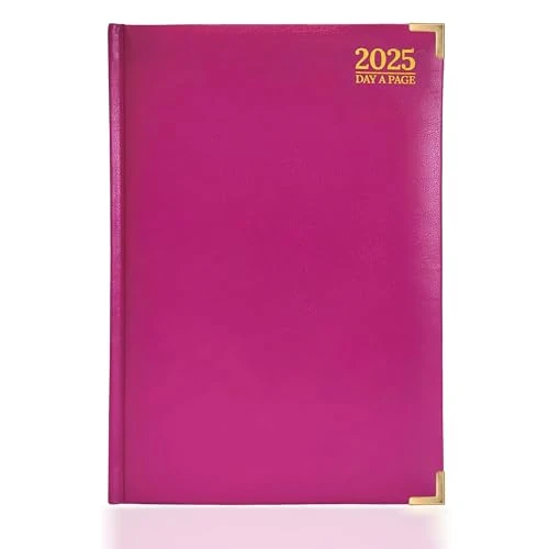 Zeitlich begrenztes Angebot: G4GADGET Luxus 2024 A4 lila Tag pro Seite Terminplaner gepolsterte Vorderseite & fester Einband vergoldete Kanten von 12.07 € auf 12.07 € (0.00% Rabatt)