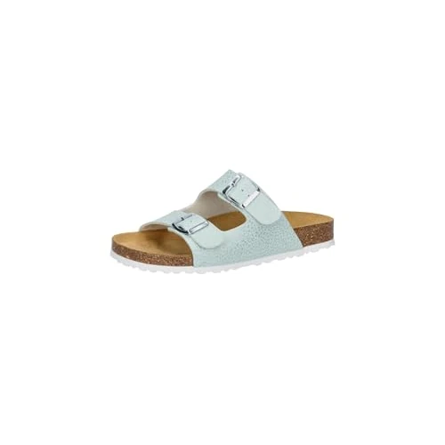 Offerta a tempo: Lico Ciabatte Donna Bioline Platino, Turchese Argento, 36 EU - 51% da 46.99 € a 22.92 €