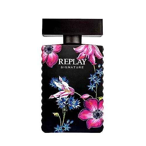 Limitiertes Angebot: Replay - Signature For Woman Eau De Parfum - Damenduft Frisch und elegant, fesselnder olfaktorischer Duft der Chypre Familie - Blumig. Flasche mit 100 ml von 36.12 EUR auf 34.29 EUR (Spare 5%)