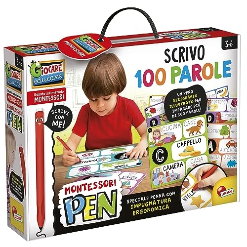 Liscianigiochi 102587 Montessori Writing Pen 100 Words