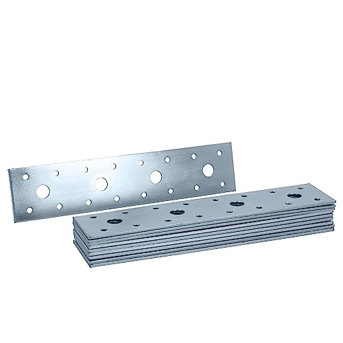Offre limitée : HELPMATE – Plaques perforées 40 x 180 mm – 12 pièces – galvanisées de 14.89 € à 14.89 € (0.00% de remise)