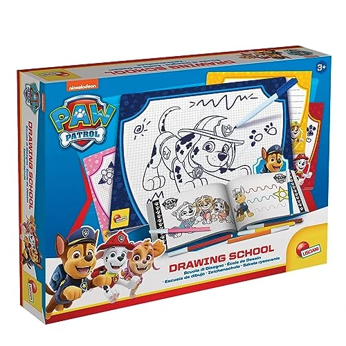 Offre limitée : Lisciani - Pat’Patrouille – École de Dessin Enfant dès 3 Ans – Apprendre à Dessiner Pas à Pas – 4 Ardoises Effaçables + Livre Modèles – 6 Feutres + Marqueur Effaçable – Activité Créative de 14.99 € à 13.99 € (7% de remise)