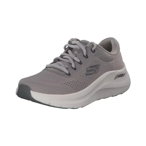 Oferta limitada: Skechers Zapatillas Deportivas para Hombre, Malla sintética Gris Pardo, 42.5 EU de 99.95 EUR a 54.95 EUR (ahorro 45%)