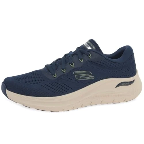 Skechers Men's Arch Fit 2.0 Sneaker, Navy Mesh Synthetic, 8.5 UK