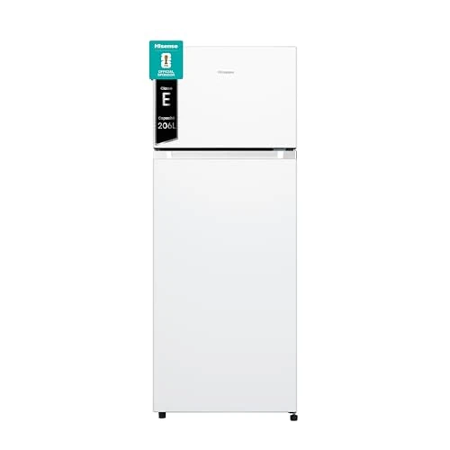 Hisense MTM55205E Vrijstaande koelkast met dubbele deur, model 2023, 206 l, wit