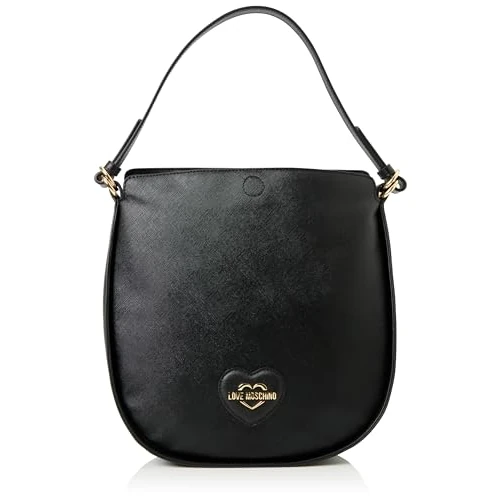 Begrenztes Angebot: Love Moschino Damen Schultertasche, Schwarz Schultertasche, Schwarz von 102.72 EUR auf 102.72 EUR (Rabatt 0%)