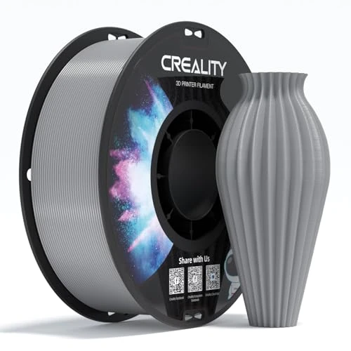 Oferta limitowana: Creality CR-PETG filament do druku 3D, 1,75 mm, doskonała wytrzymałość, wysoka precyzja, bezzapachowy, nietoksyczny, odporny na wilgoć, 1 kg, błyszczący filament PETG do drukarki 3D (kolor szary) z 63.27 zł na 63.27 zł (oszczędź 0.00%)