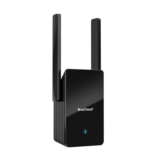 Limited offer: BrosTrend AX3000 WiFi 6 Range Extender Booster with Gigabit Port, WiFi Booster Repeater, Dual Band Repetidor WiFi 6, WiFi 6 Extender Signal Booster for Home Up to 2200 sq.ft. & 45 Devices, Easy Setup from 59.39 EUR to 56.42 EUR (save 5%)