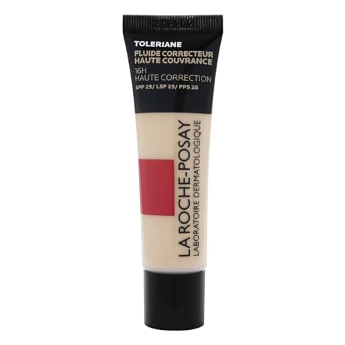 Offerta a tempo: La Roche-Posay Toleriane, Fondotinta Fluido, Per Pelli Sensibili, Alta Copertura di Imperfezioni, Macchie e Cicatrici, Correttore, Con Neurosensine, Tonalità: 11, 30 ml - 0.00% da 29.10 € a 29.10 €