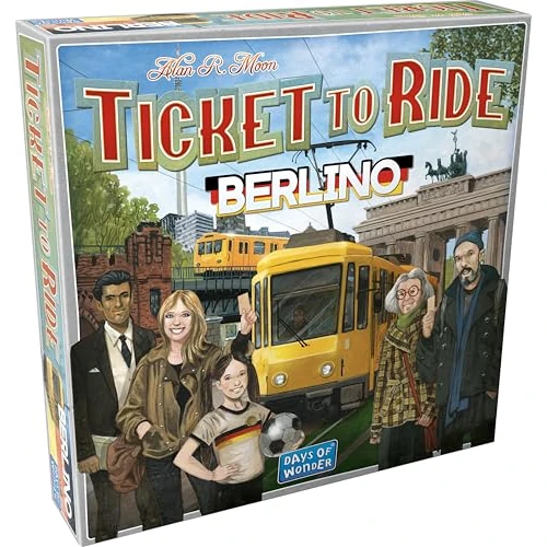 Offerta a tempo: Asmodee - Ticket to Ride Berlino - Gioco da Tavolo Strategico - Scopri i Tesori di Berlino con Tram e Metropolitane - Divertimento in Famiglia - 2-4 Giocatori, 8+ Anni, Edizione in Italiano - 40% da 22.99 € a 13.78 €