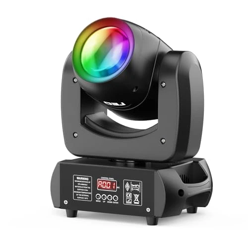Offerta a tempo: 100W Teste Mobili RGBW Luci Discoteca Effetto DMX512 DJ Luci Spot Beam 18 Prisma per Feste di Matrimonio, Chiesa, Live band, Show bar, Discoteca - 16% da 169.99 € a 142.49 €