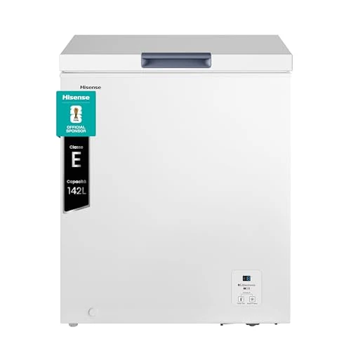 Offerta a tempo: Hisense MCF141E Congelatore a pozzo 142 litri, illuminazione Led, super silenzioso 40 db, classe E — 29% da 279,00 € a 199,00 €