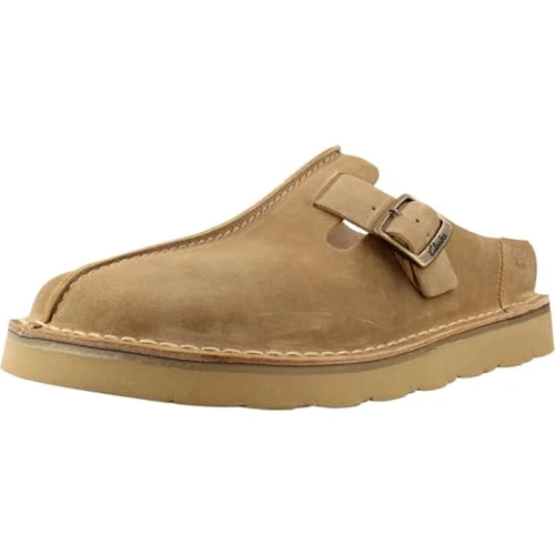 Offerta a tempo: Clarks Solsbury Mule Mens Dark Sand Suede, 10 - 0.00% da 109.16 € a 109.16 €