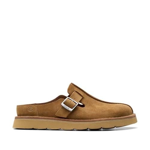 Offerta a tempo: Clarks Solsbury Mule Mens Cola Suede, 9 - 35% da 100.00 € a 65.26 €