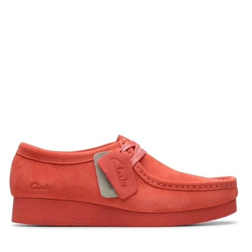 Offerta a tempo: Clarks WallabeeEVO, Scarpe da Ginnastica Donna, Coral Suede, 41 EU - 0% da 84.00 € a 84.00 €