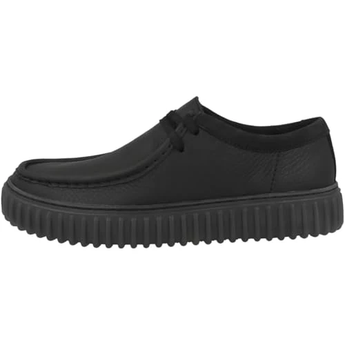 Oferta limitada: Clarks Shoes, Torhill Lo, Black Leather, 9,5 (Men) de 120.00 € a 76.97 € (ahorro 36%)