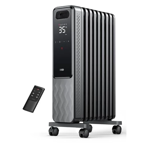 Offerta a tempo: Dreo OH310 - Radiatore ad olio a risparmio energetico, 2000 W, con 9 nervature con telecomando, 3 livelli di riscaldamento, 4 modalità, timer 24 ore, protezione contro il surriscaldamento, radiatori, - 0.00% da 139.99 € a 139.99 €