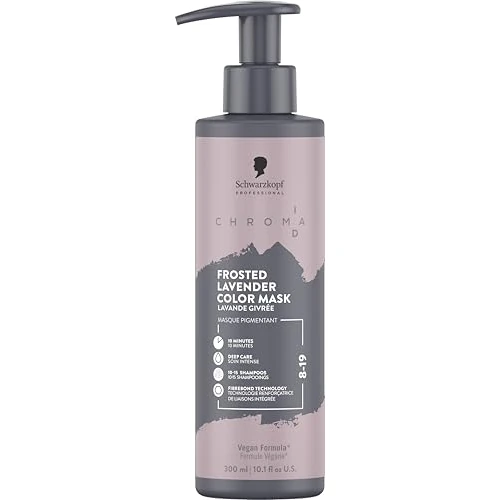 Offre limitée : Schwarzkopf Professional CHROMA ID Masque De Couleur Semi Permanent Mix Tone Color System Tonifiant Rafraîchissant Soin Intense Conditionnement Profond Formule Vegan 8-19 Lavande Givrée 300 ml de 22.15 € à 17.92 € (19% de remise)