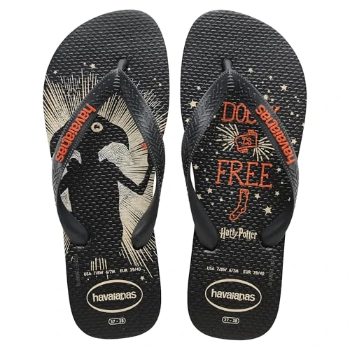 Limited-time offer: Havaianas Top Harry Potter Unisex FlipFlop, New Graffit Graffit Metalic, 2 from $29.49 to $29.49 (save 0.00%)