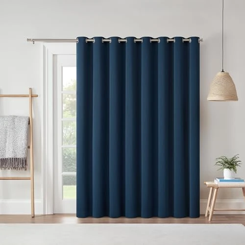 Oferta limitowana: Eclipse Darrell Thermaweave zasłona zaciemniająca, bardzo szeroka, 213 x 254 cm, zasłona na drzwi tarasowe, kolor indygo z 100.09 zł na 100.09 zł (oszczędź 0.00%)