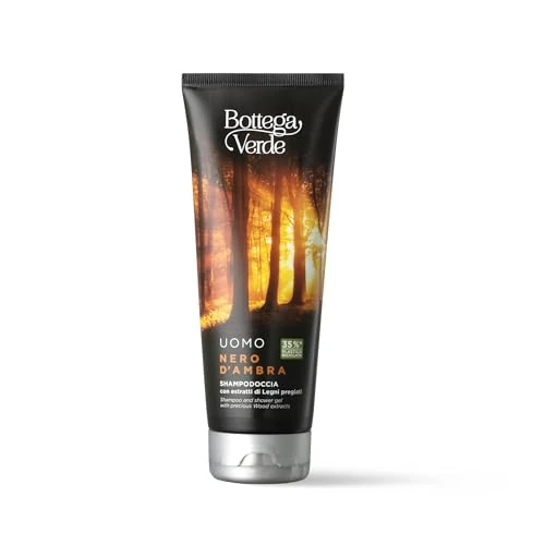 Zeitlich begrenztes Angebot: Bottega Verde - Amber Black - Shampodoccia mit Extrakten aus Edelholz (200 ml) von 32.36 € auf 32.36 € (0.00% Rabatt)