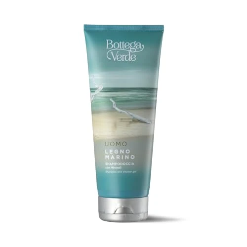 Offerta a tempo: Bottega Verde - Shampoodoccia, Legno Marino, 200 ml, Uomo, con Minerali, per Corpo e Capelli - 0.00% da 4.90 € a 4.90 €