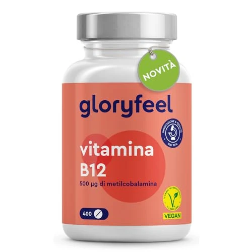 Beperkte aanbieding: Vitamine B12 500 mcg - 400 vegan tabletten meer dan een jaar voorraad - Methylcobalamine - Helpt bij vermoeidheid en ondersteunt het energieniveau* - laboratorium getest & geproduceerd in Duitsland van 13.97 EUR naar 11.85 EUR (besparing 15%)