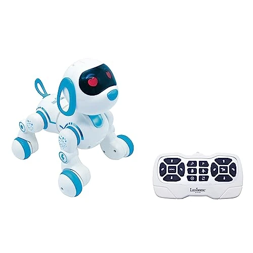 Offerta a tempo: Lexibook Power Puppy® Jr - My Little Robot Dog - Cane robot con suoni, musica, effetti luminosi - abbaia e cammina come un vero cane, giocattolo per bambini e bambine - PUP01 - 0.00% da 59.99 € a 59.99 €