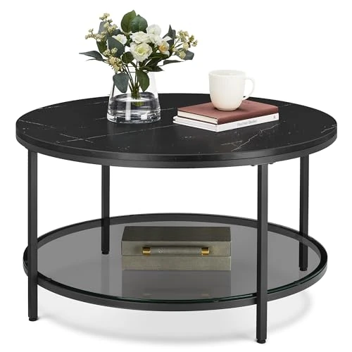 Zeitlich begrenztes Angebot: VASAGLE Couchtisch, mit Glasplatte, viel Stauraum, einfacher Aufbau | Wohnzimmertisch, Sofatisch, für Wohnzimmer, minimalistischer Stil, Marmorschwarz und Mattschwarz, LCT071B58 von 59.99 € auf 59.99 € (0.00% Rabatt)